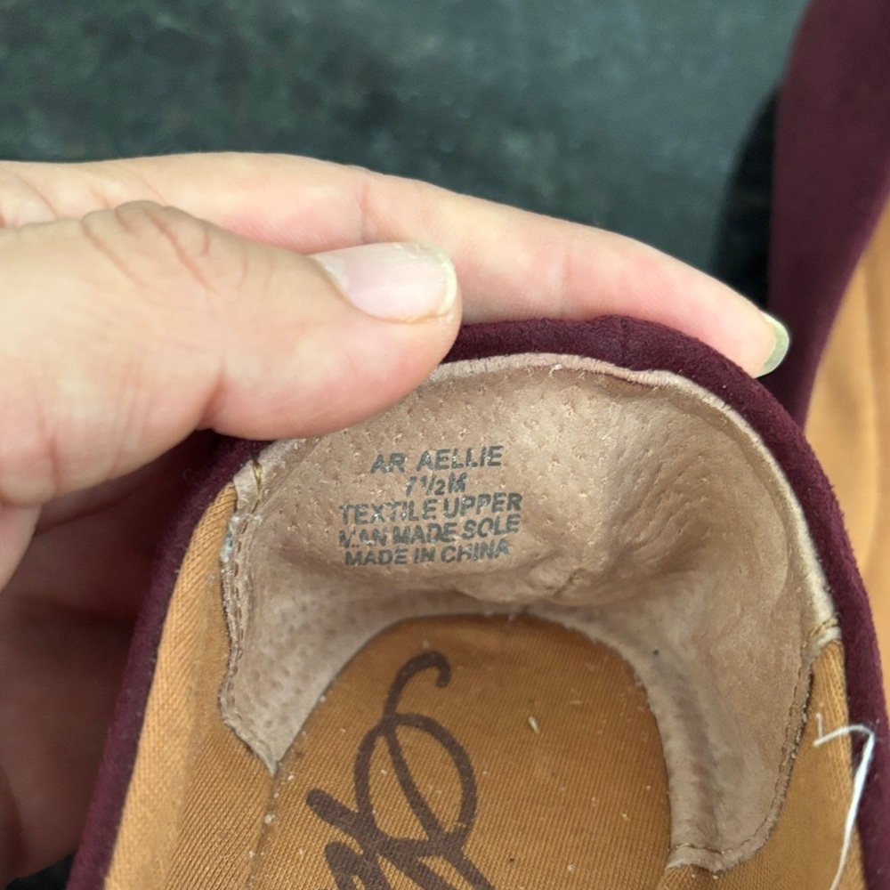 American Rag Women's Deep Red Flats - Picture 2 of 5